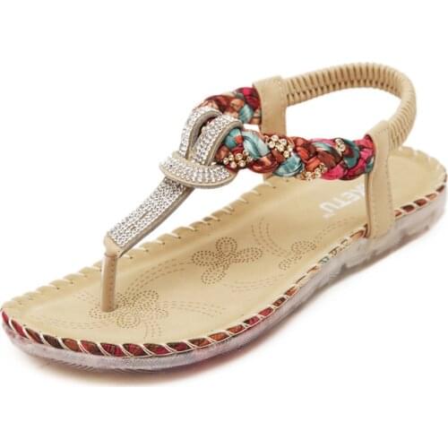 Women Sandals Bohemia Women Casual Shoes Sexy Beach Summer Girls Flip Flops Gladiator Fashion Cute Women Flats Sandals