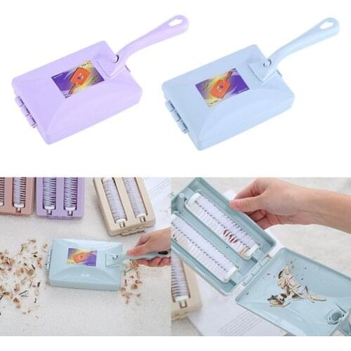Sofa Bed Brush Dirt Cleaner Collector Roller For Home Cleaning Tools Carpet Table Brush Plastic Handheld Crumb Sweeper Random