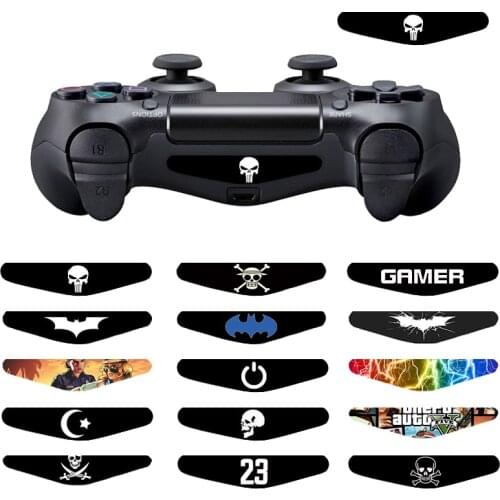 For PS4 Gamepad Light bar LED Skin Sticker light Cover Vinyl Decal For Playstaion4 Game Controller