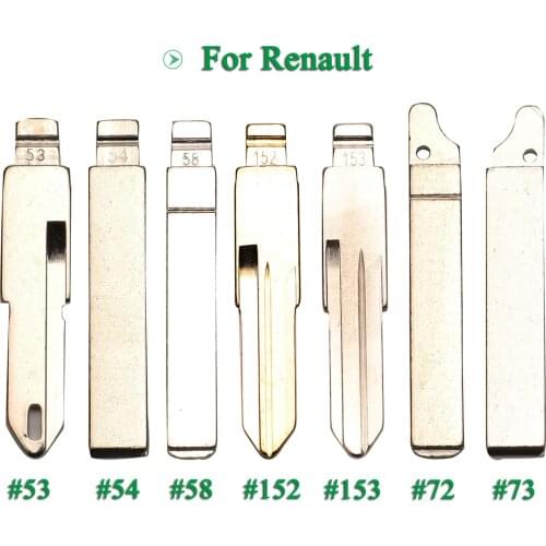Bilchave VAC102/VA2/HU83 For Lada Renault Megan Dacia Clio Duster KD Fob Remote Car Key Blade #53 #54 #58 #72 #73 #152 #153