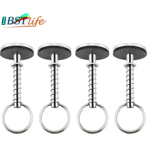 4PCS Stainless Steel 316 Hatch Cover Pull Handle Quick Pin Button Boat Yacht Storage Retainer Farm Trailers Wagons Auto Car