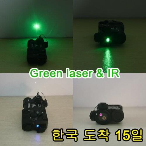WADSN Tactical PERST-4 Aiming Laser Full Metal Airsoft PEQ Red Green Blue IR Strobe Laser Support Zero Target/ Brightness Adjust