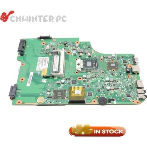 NOKOTION V000185580 V000185560 For Toshiba Satellite L505 L505D Laptop Motherboard Socket S1 DDR2 Free CPU