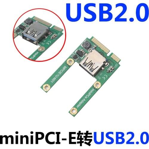 Notebook Mini Computer Pci-e to Usb Adapter Card Mini Pcie Expansion Usb Mpci-e Expansion Card