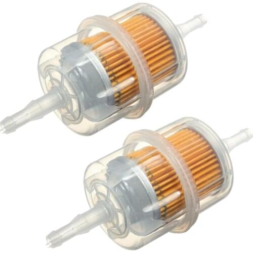 Motorcycle Car Inline Fuel Petrol Filter Large Universal Fit 6mm 8mm Pipes