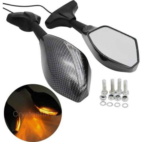 Motorcycle LED Turn Signals Rear View Mirrors For Honda CBR600 F4/F4I 99-06, CBR900RR 93-04, CBR929RR 00-01, CBR954RR 2002-2003