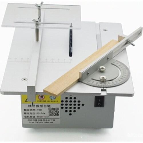 Mini Table Saw Multi-function Miniature Desktop Model Chainsaw DIY Woodworking Small Cutting Machine Slot Saw