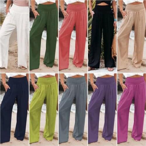 Ohmmayby Women's Linen Trousers