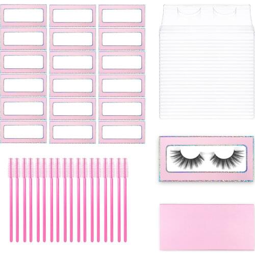 Wholesale Paper False Eyelash Packaging Box Lash Boxes Packaging Custom Logo Faux Cils 25mm Mink Eyelashes Marble Case