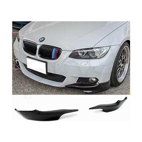 For Bmw 3 Series E92 Flap Set Front Bumper L+R Piano Black First Quality
