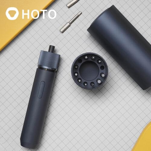 HOTO Mini Electric Screwdriver, 3.6V, Fashion, Smart Cordless Screwdriver, Rechargeable Power Battery Screwdriver, With Bits Set