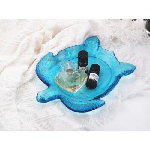 Aouke Turtle Tray Silicone Mold DIY Epoxy Resin Coaster Tray Storage Handicraft Desktop Decoration Silicone Mold