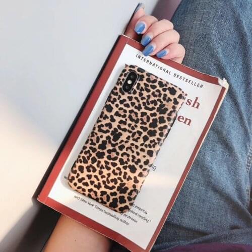 Sexy Leopard Prain Silicone IMD Phone Case Skin For iPhone 6 7 8 Plus Matte Soft Protect Case For X XR XS MAX 12 Mini 11 Pro Max