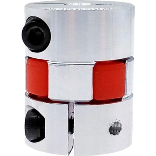 D25L30 shaft coupler Flexible Jaw Spider Plum Coupling Shaft Coupler 6.35/8/9.5/10/12mm stepper motor