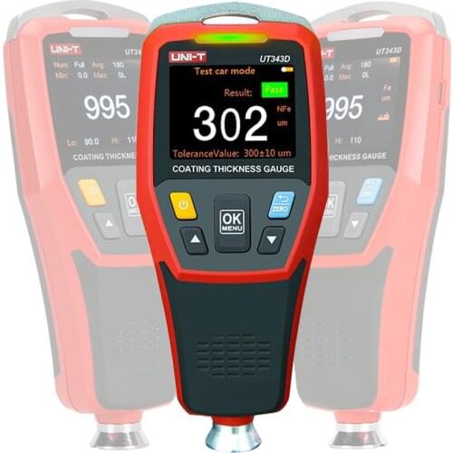 UNI-T UT343D Cars Paint Thickness Tester FE/NFE 0~1250um Thickness Meter