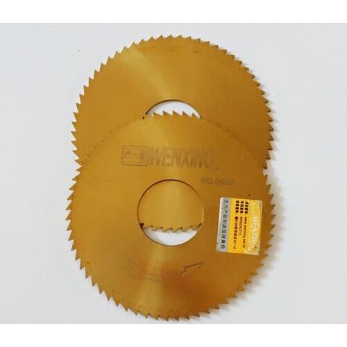WENXING 100B key cutting machines replacement 0022 flat slotter yellow color 70x1.3x22 milling cutter(one piece)