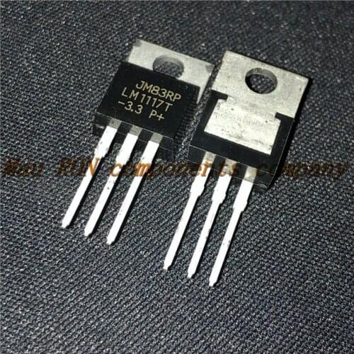 10PCS/LOT LM1117T-3.3 LM1117-3.3 LM1117T 3.3V TO220 New original In Stock