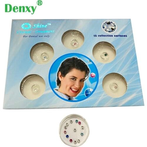 10boxes Dental Diamond Teeth Whitening tooth gems Crystal Ornament Oral beauty Tooth Decoration Dental Orthodontic Bracket