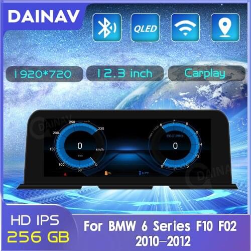 For BMW 6 Series F06 F12 2010-2012 12.3 Inch 256G Android 11.0 Car Radio System GPS Navigation Multimedia Player Stereo Reciver