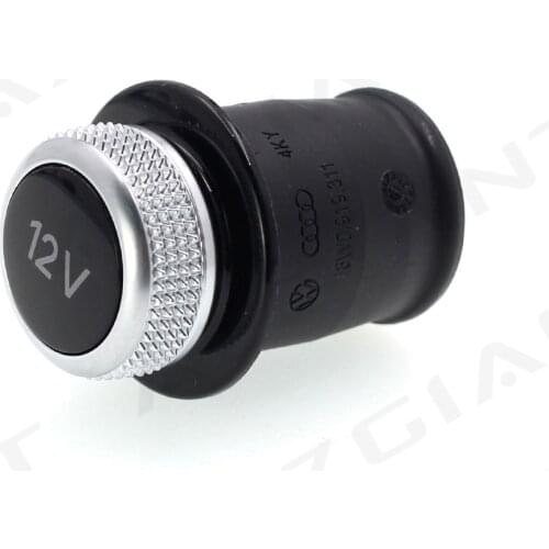 Auto Cigarette Lighter Plug for Audi A3 A4 A4L 2016-2021 A5 Q2 Q7 8W0 919 311 cigarette Lighter Cover Chrome Plated 8WD 919 311