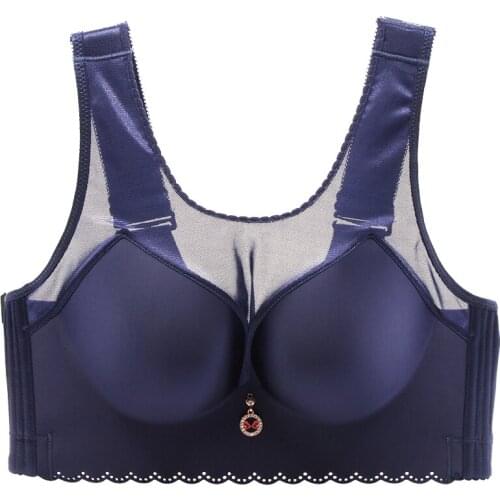 High Quality Seamless Cotton 52D Underwear Big Size Womens Bra