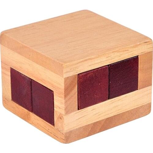 Luban Lock IQ Toys Wooden Magic Box Puzzle Game for Children Adult Educational Brain Training Toy Brain Teaser Game toy
