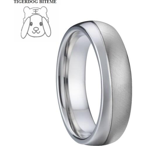 Custom silver color titanium steel ring for men marriage alliances big size jewelry finger rings for women without stones
