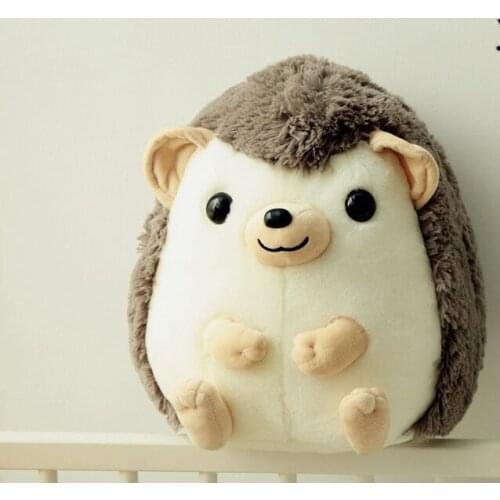 Lovely gray hedgehog plush toy cartoon hedgehog about 30cm soft doll birthday gift w2218