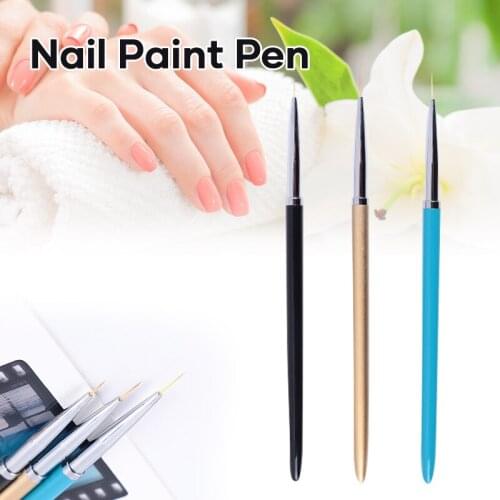 3Pcs Nail Art Brush Nail Pen Set for Manicure Gradient Color Tips DIY Painting Drawing Pen NK-Shopping