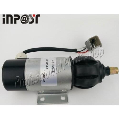 New Fuel Stop Shut Off Solenoid OE52318 24V Fit For Volvo Penta 872825 / 873754
