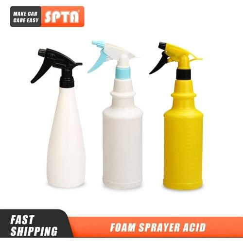 SPTA New 750ml Professional Foam Sprayer Acid and Alkali Resistant Atomozing Sprinkling Can Adjustable Nozzle for Car Beauty