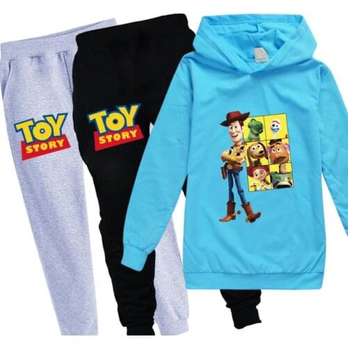 Toy Story Hoodies Kids Sweatshirts Fashion Baby Hooded T Shirt Baby Toddler Girls Coat Kids Clothes Boys Casual Tees Sportswear