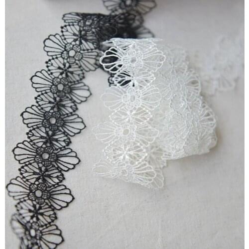Water soluble embroidery lace DIY clothing accessories Lace Necklace 4cm wide
