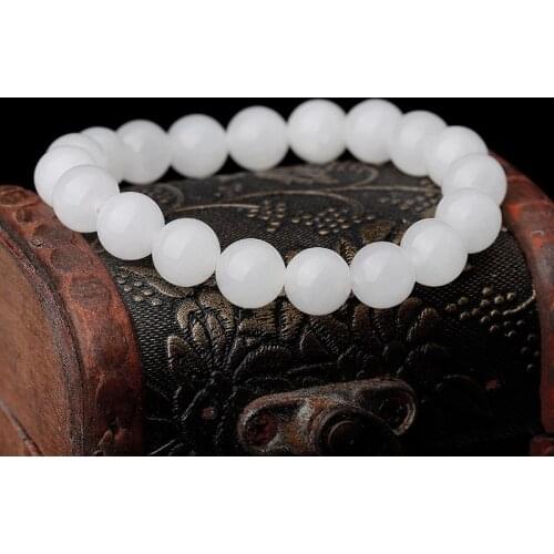 YWG Stone White Bracelets