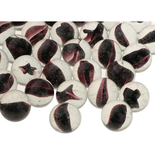 16mm Glass Marbles, Pack of 100, Kids Marble Ball Run Game Toy, Chinese Checkers Marble Solitaire Beads Home Decor