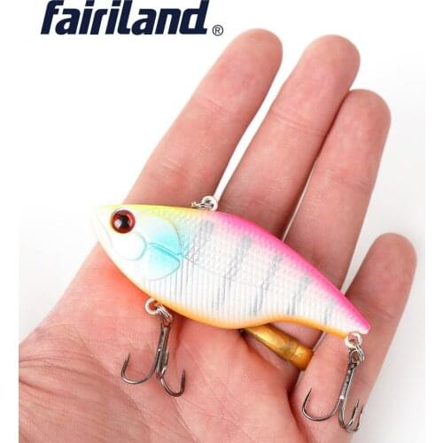 1pcs 7cm/2.8in 16g/0.56oz VIB lure Deep Water Artificial Fishing Bait Vibraion Fishing Lure Quality Tremble Hooks Hard Lures