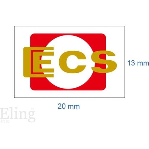 20000pcs ECS Self-Adhesive Paper Label Sticker with Gloss Lamination, Item No. FA17