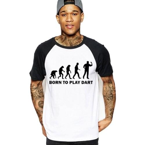 2020 streetwear born to play DART disk Men game funny T-Shirt harajuku stranger things camiseta male tshirt black cotton t shirt