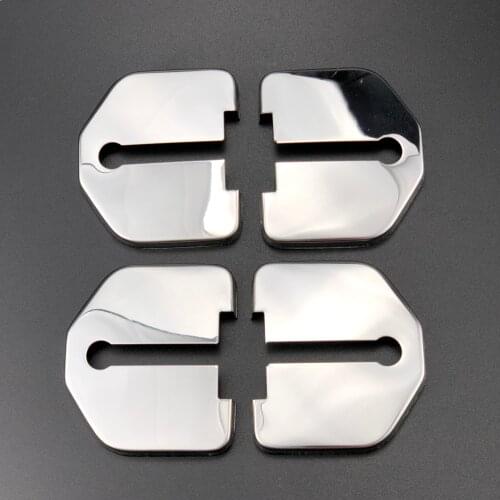 4pcs/lot Car Door Lock Anti Rust Protection Cover For Volvo S80L S40 S60 V60 C30 XC60 For Land Rove Evoque Freelander 2