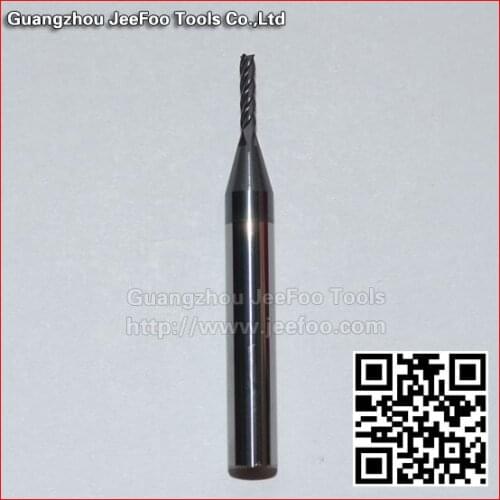 6 * 2 * 9 * 50L Tungsten Carbide Four flutes Spiral Mirco cnc Milling Cutter Metal Cutting Flat End Mill