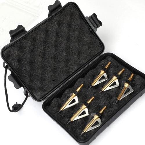 6pcs 100 Grain Hunting Crossbow Arrow BroadHead With 3 Fixed Blades Arrow Head Used As Archery Bow And Arrow