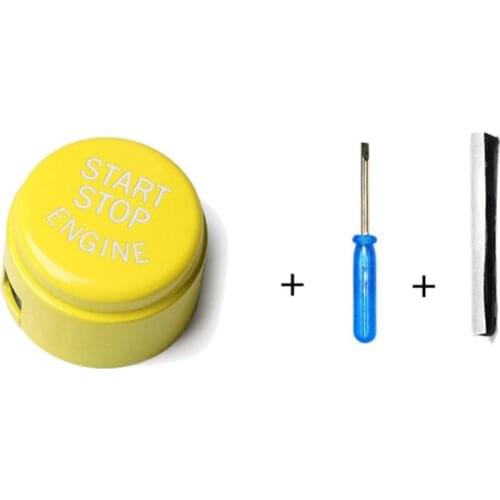Car Engine Start Button Replace Car-Styling Switch Button for B-MW G/F Chassis Cars X1 X3 X4 X5 X6 F30 F10 F33 F13 F23
