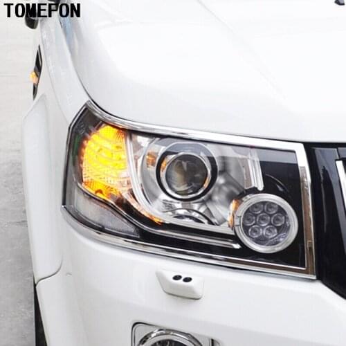 TOMEFON ABS Chrome For Land Rover Freelander 2 LR2 2012 2013 2014 2015 Front Rear Headlight Cover Head Tail Lights Lamp Cover