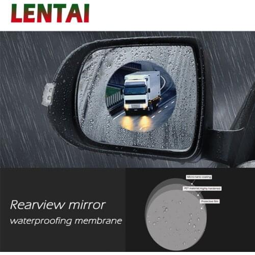 LENTAI For Volkswagen polo BMW e46 e39 e90 e60 Seat leon ibiza Lifan 1Set Car Rearview Mirror Anti-Fog Waterproof Rainproof Film