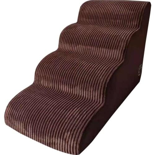 Dog House 4/3 Pet Stairs Pet Ramp Puppy Dog Cat Ladder Pet Stairs Non-Slip Dog Steps Removable Dogs Bed Stairs For Cats Dogs