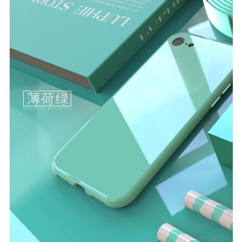 Matte Phone Case For iPhone 7Plus 6 6s 8 X SE XR XS MAX Simple Solid Color Ultrathin Soft TPU Cases Candy Color