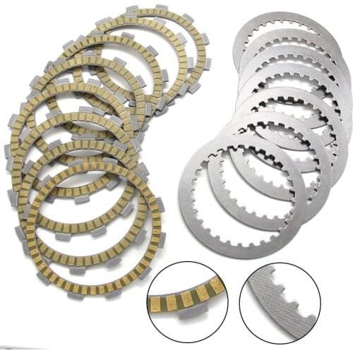 MOTOR Clutch Friction Disc Plate Kit For Suzuki GSX600 Katana GSX750F GSX750W GSF650 GSF650S Bandit S Motorcycle Accessories