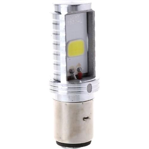 New 12W H6 Motorcycle Bulb LED Lamp Hi/Lo Beam Headlight Front Light For Honda Kawasaki