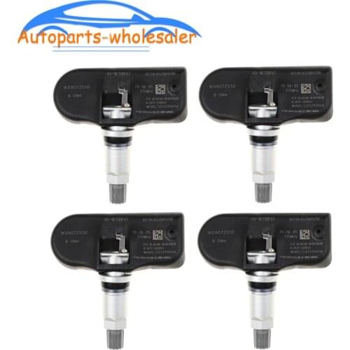 4 pcs/lot New For A udi 2005-2015 TPMS Tire Pressure Monitor 315MHZ 1K0907255D 1K0907253C 1K0998275 315MHZ