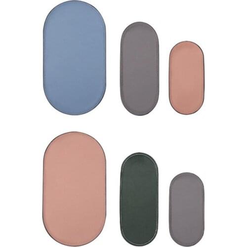 Organizer Easy to Clean Wear-resistant Light Luxury Stainless Steel Key Jewelry Storage Plate Tray for Living Room Supplies